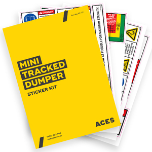 Tracked Dumper Safety Sticker Kit