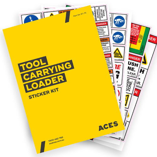 Tool Carrier Safety Sticker Kit